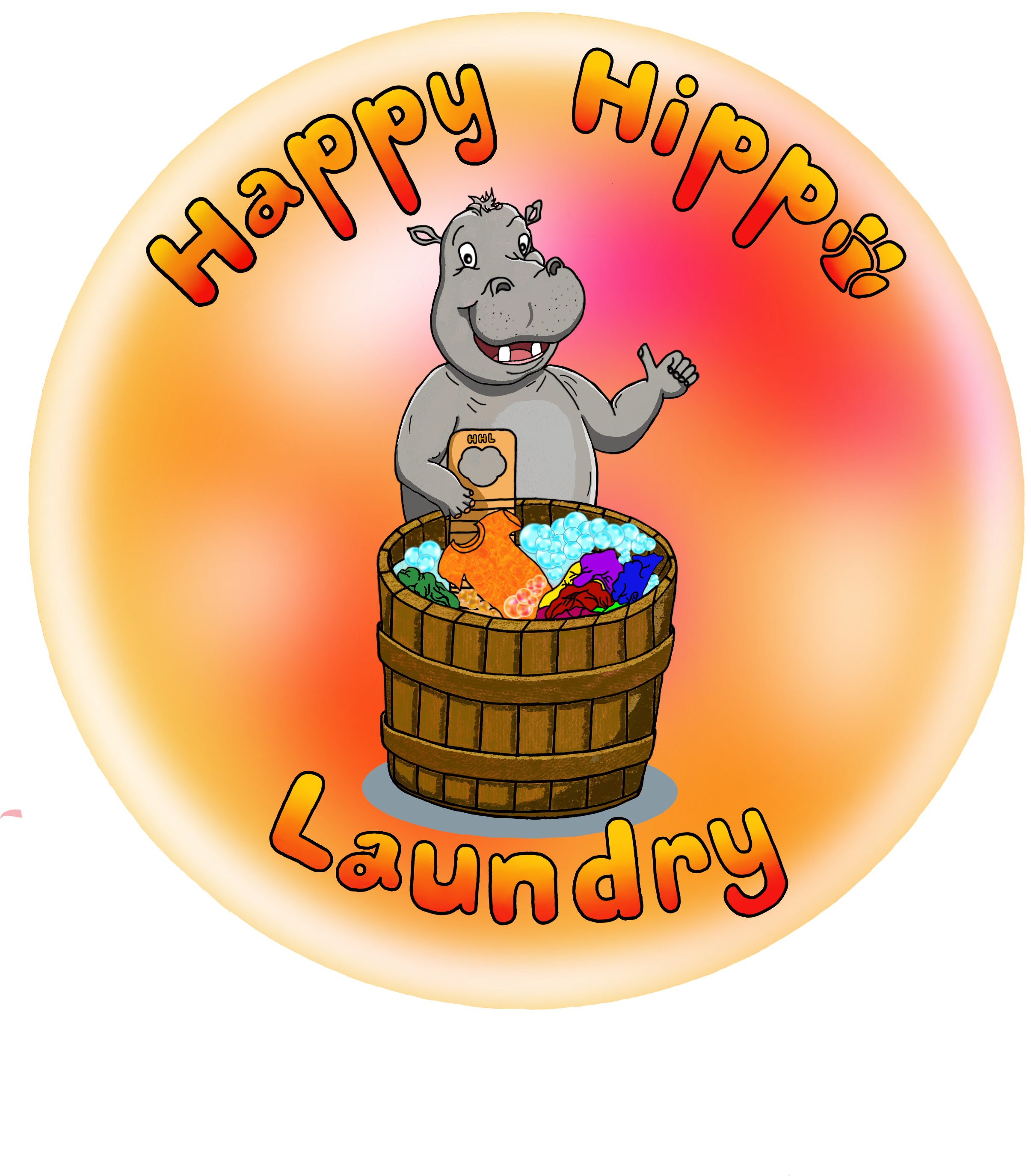 Happy Hippo Logo